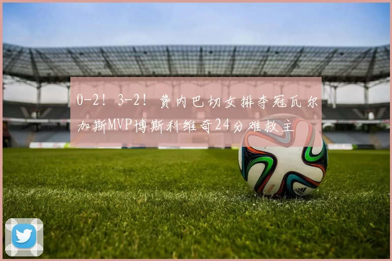 0-2！3-2！费内巴切女排夺冠瓦尔加斯MVP博斯科维奇24分难救主