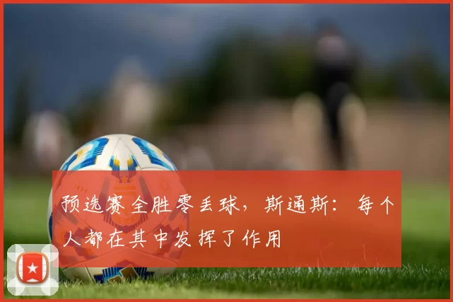 预选赛全胜零丢球，斯通斯：每个人都在其中发挥了作用